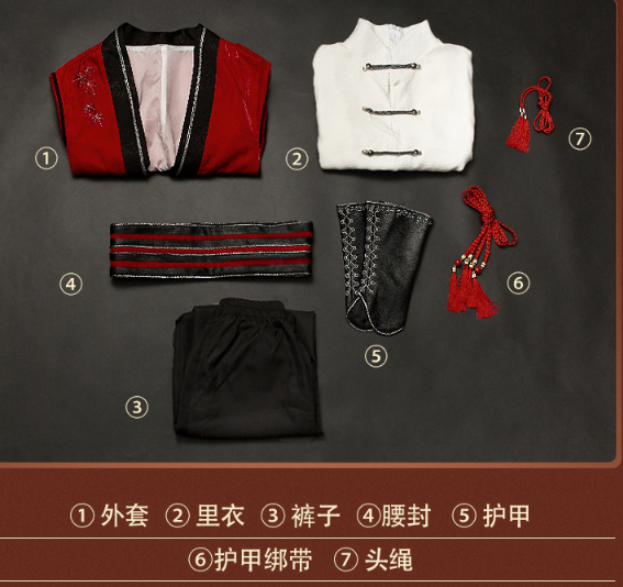 Manga Heaven Official's Blessing Cosplay Hua Cheng Shounen Cosplay Comic Version Teenager Tian Guan Ci Fu