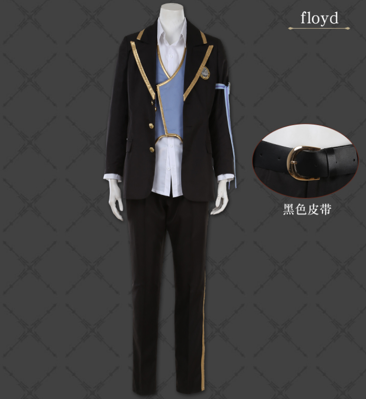 New! Twisted Wonderland OCTAVINELLE Azul Floyd Jade School Unoforms Cosplay Costume Halloween Cos Party Uniforms H