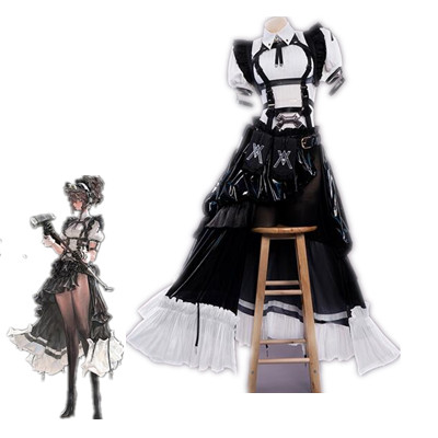 In Stock Combat Maid Cosplay Dress Club Cosplay Costume  AGOTO: �?Club Costume Apron
