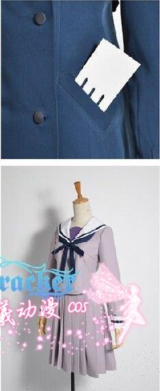 Anime Cosplay Costume Noragami Iki Hiyori Sailor Dress Cosplay Costume Halloween Costumes Japanse School Uniform Full Set