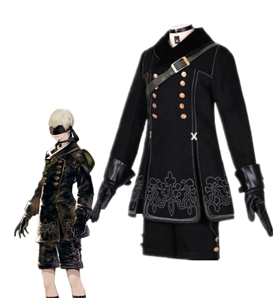 Game Cosplay NieR:Automata Cosplay 9S Cotsume YoRHa No. 9 Type S NieR Automata Cosplay Game Costume 9S