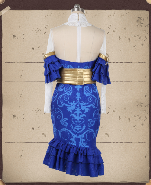 COWOWO Anime! Identity V Emily Dyer Doctor Skin Midsummer Firefly Game Suit Elegant Dress Uniform Cosplay Costume Party Outfit