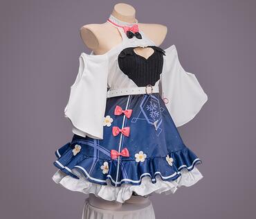 Game Genshin Impact Fanart Kamisato Ayaka Cosplay Costume Band Ver. Ayaka Cosplay Costumes Full Set