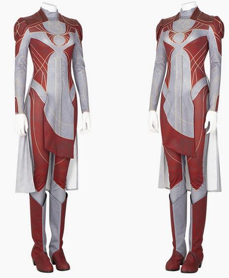 Eternals Makkari Cosplay Costume Superhero Cosplay Jumpsuit with Shoes Full Set Bodysuit Adult Women Anime Halloween Costume
