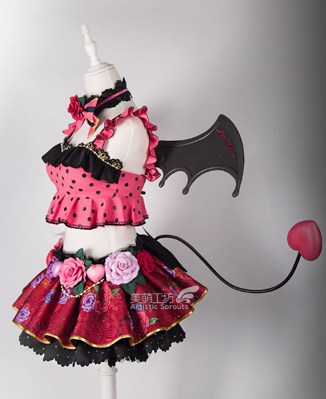 Anime Love Live! Koizumi Hanayo Cosplay Costume Little Devil Demon SR Awakening Fancy Girls Outfit For Adult Women Halloween Cos