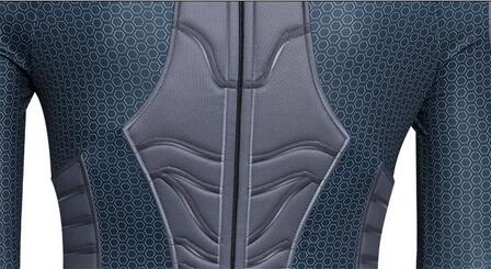 Superhero Arthur Curry Cosplay Costume Jumpsuit Halloween Zentai Suit for Adult Men Custom Size