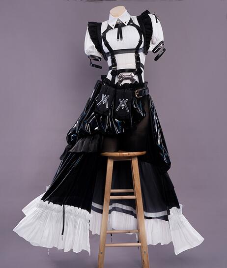 In Stock Combat Maid Cosplay Dress Club Cosplay Costume  AGOTO: �?Club Costume Apron