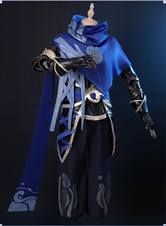 Honor of Kings Lan Cosplay Costumes Shark Hunter Combat Clothing Cos Sets