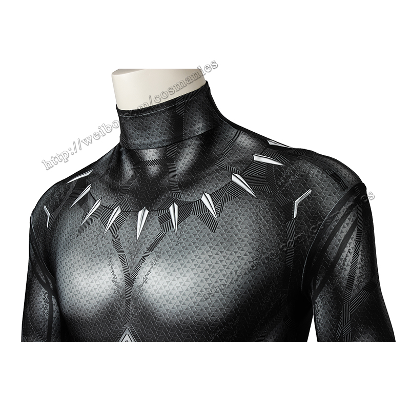 Halloween Black Panther Cosplay Costume 3D Print Adults Kids Newest T'Challa Superhero Zentai Suit Bodysuit Men Party Jumpsuit