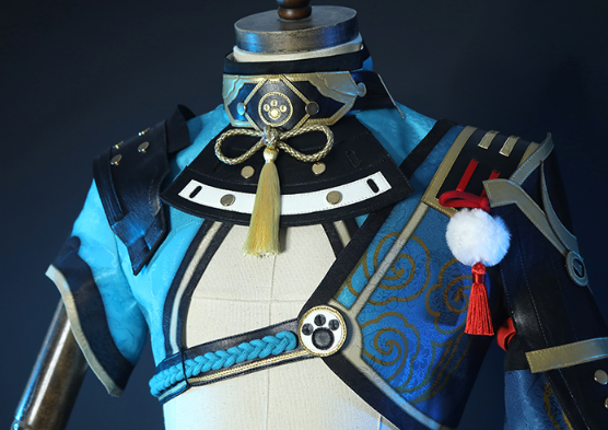 In Stock Game Genshin Impact Gorou Cosplay Costume Halloween Party Outfit For Men Suit Gorou Uniform Role Play XS-XXL