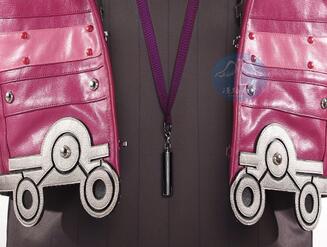 Xenoblade Chronicles Shulk Cosplay Costume Adult Halloween Game Outfit Custom Made Any Size Red Leather Jacket