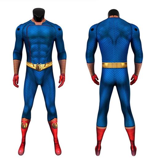 Marvel The Boys Supervillain Homelander Cosplay Costume Jumpsuit Bodysuit Cloak Halloween Party Costumes Outfit Suit for Aldult