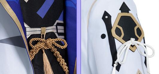 [Copy]Genshin Impact Bennett Cosplay Costume Uniform Wig Anime Halloween High-quality Costumes for Men Game