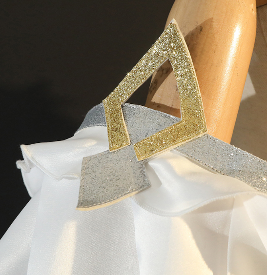 Game Arcane LOL League of Legends Sona Buvelle Cosplay Costume White Wedding Dress Sona Crystal Rose Costume Fancy Women Dress