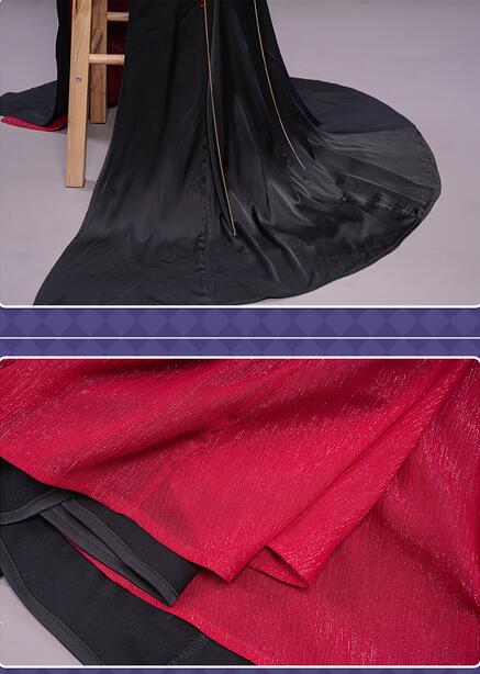 Genshin Impact Beidou Cosplay Ball Black Gowns Costume Fanart Costume Liyue Beidou