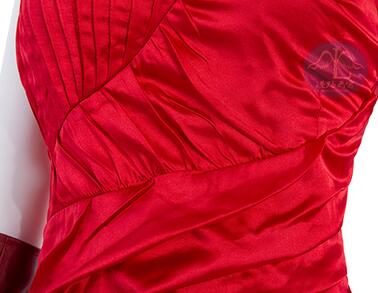 Anime Halloween Sexy Cruella Cosplay Red Dress Fashion Queen Costume Evening Party Ball Gown Fancy Mermaid Dress Wig Mask Women