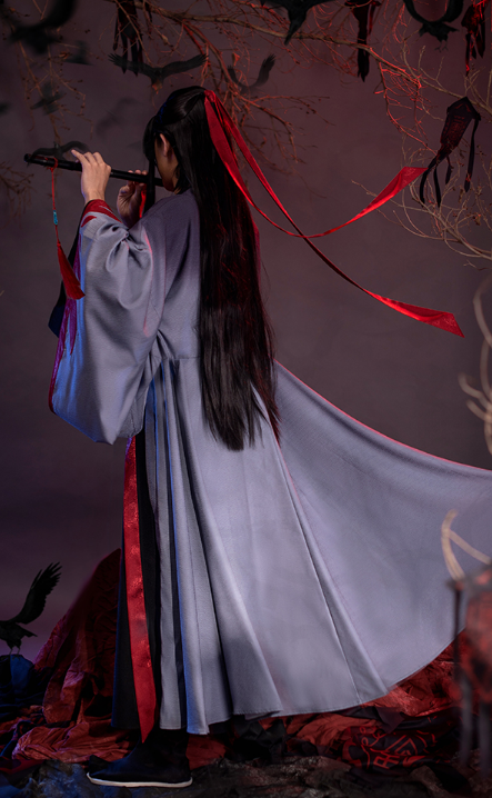 DokiDoki-SR Dao Mo To Shi Cosplay Yiling Patriarch Ver Wei Wu Xian Cosplay Costume Men Wei Wuxian Mo Dao Zu Shi Yiling Patriarch