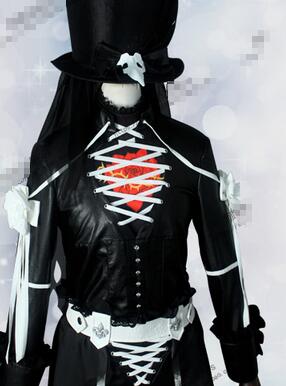 Twisted Wonderland Riddle Rosehearts Cosplay Costume Riddle Scary Outfit Halloween Costume