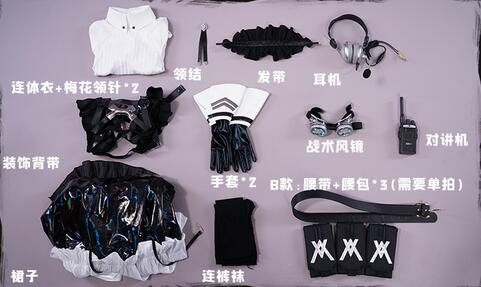 In Stock Combat Maid Cosplay Dress Club Cosplay Costume  AGOTO: �?Club Costume Apron