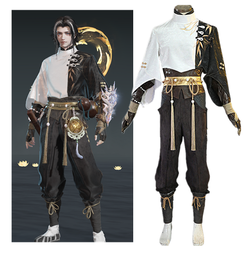 Game Naraka: Bladepoint Wu Chen Cosplay Costume Wuchen Chinese Kungfu Suit Party Outfits Halloween Carnival Uniforms Custom Made