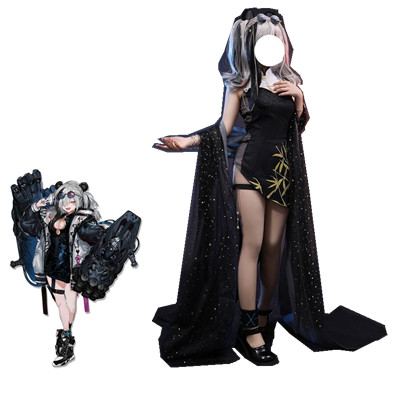Anime!Arknights FEater Little Panda AMBIENCE SYNETHESIA Cheongsam Dress Uniform Cosplay Costume Halloween Party Outfit Women NEW
