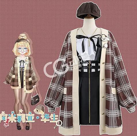 Watson Amelia Cosplay Costume Women Men Festival Outfit Halloween Christmas Carnival Party