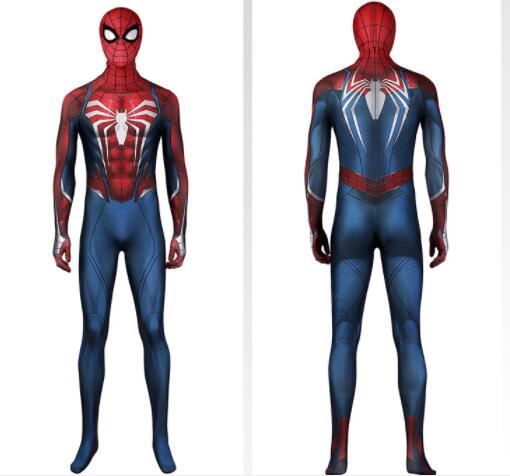 From movie Advanced Version Movie Iron costume Cosplay 3D Print Spandex Homecoming Costume Bodysuit Halloween cosplay Jumpsuit