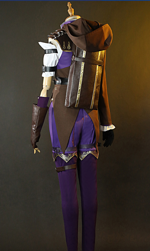 Anime Game LOL Caitlyn Violet Battle Of Two Cities Suit Daily Uniform Cosplay Costume Halloween Women Caitlyn Kiramman