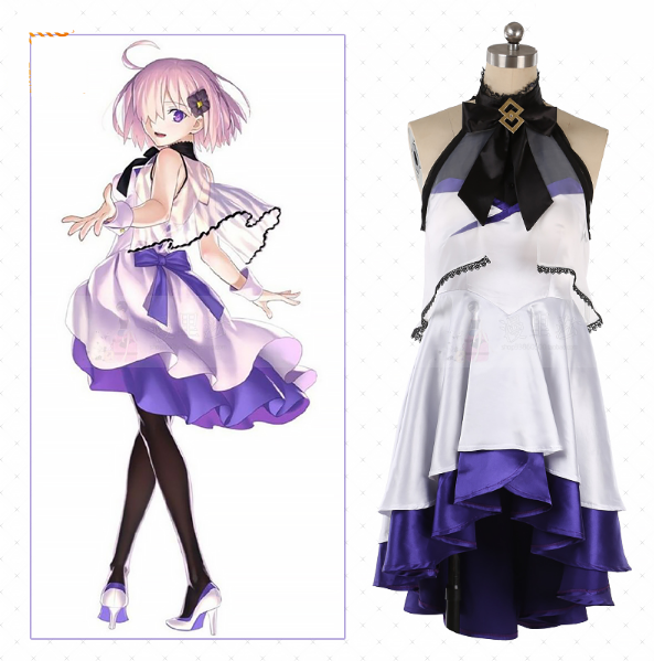 Unisex Anime Cos Fate Grand Order Mash Kyrielight Cosplay Costumes Halloween Christmas Party Sets Uniform Suits