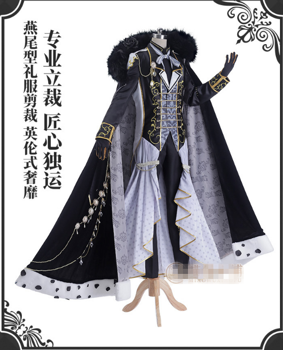 CoCos-SSS Anime Black Butler Sebastian Cosplay Costume Anime Cos Yume 100 Cosplay Sun Awakening Sebastian Michaelis Costume