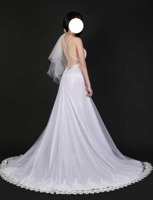 Azur Lane Taihou Dress Cosplay Costume Halloween Party Outfit For Women Suit Sexy White Wedding Dress Role Play XS-XXL