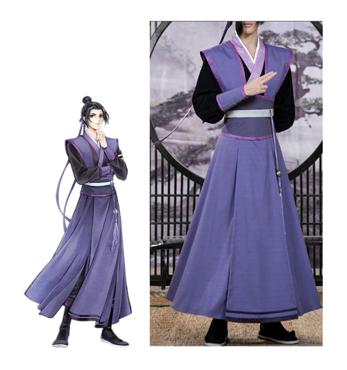 DokiDoki-SR Anime Dao Mo To Shi Shounen Jiang Cheng Cosplay Costume Mo Dao Zu Shi Cosplay Anime Teenager Jiang Cheng Costume Men