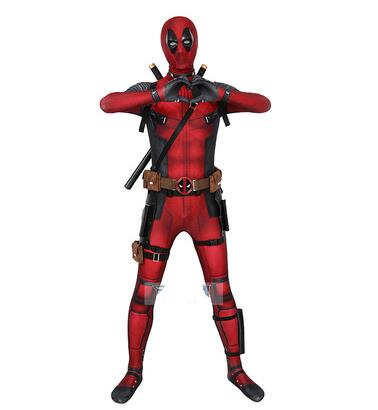 Deadpool Cosplay Costume Wade Winston Wilson Cosplay Jumpsuit Stretch Tights Cosplay Superhero Halloween