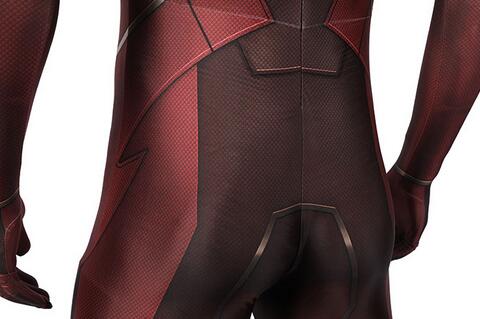Barry Allen The Flash Cosplay Costumes Spandex Zentai Jumpsuits With Latex Mask Tights Bodysuits For Halloween JusticeMen