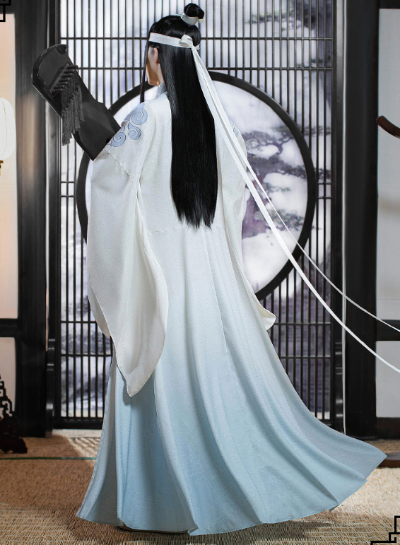DokiDoki-SR Anime Dao Mo To Shi Cosplay Costume Lan Wangji Men Lan Wang Ji Mo Dao Zu Shi Cosplay Anime Ancient Costume