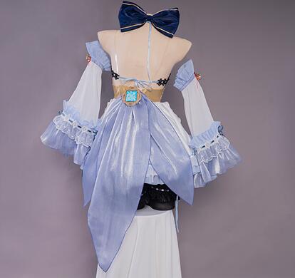 Game Maid Ganyu Cosplay Costume Game Genshin Impact Fanart Ganyu Maid Ver Dress Costumes