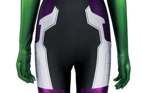 She Hulk Cosplay Costume Superhero She-Hulk Bodysuit Jumpsuit Halloween Party Outfit Tights Zentai 3D Style