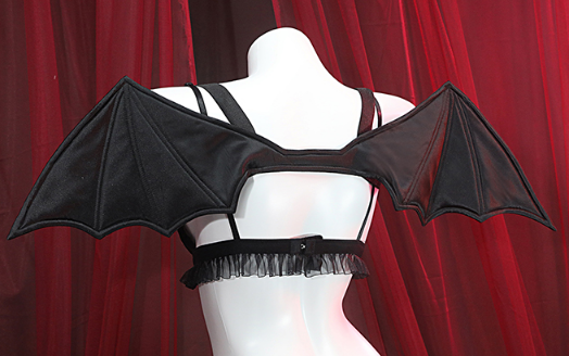 Kitagawa Little Devil Cosplay Costume Wig My Dress-Up Darling Cute Sexy Women Anime Headwear Wing Horn Accessories Full Set