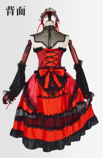 Tokisaki Kurumi Cosplay Costume Women Men Festival Outfit Halloween Christmas Carnival Party