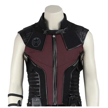 Hawkeye Cosplay Costume in Movie The Avengers Clinton Francis Barton Cosplay Vest Pants Set Halloween