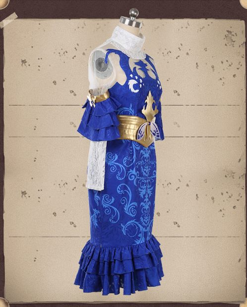 COWOWO Anime! Identity V Emily Dyer Doctor Skin Midsummer Firefly Game Suit Elegant Dress Uniform Cosplay Costume Party Outfit