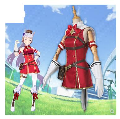 Uma Musume Pretty Gold Ship Cosplay Costume With Tail Halloween