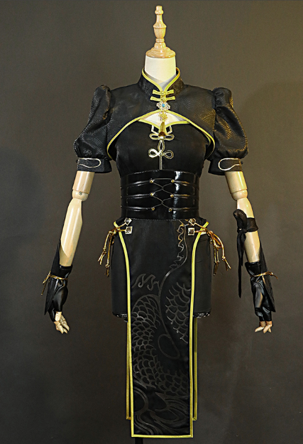 Viper Ning Cosplay Costume Game Naraka Bladepoint Cosplay HSIU Dragon Cheongsam Party Game Clothes Sexy Cheongsam Ning Hongye