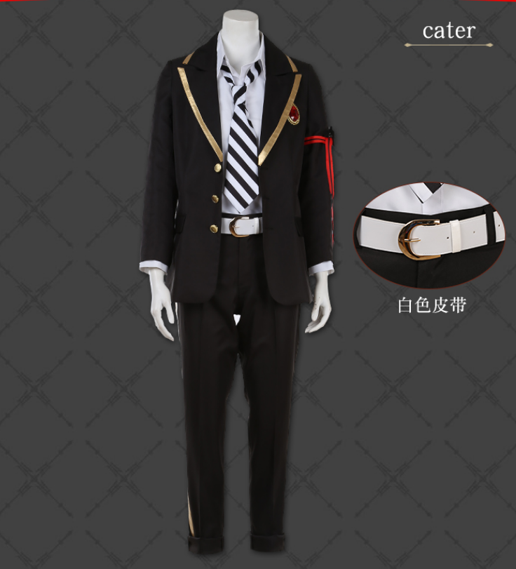 Twisted Wonderland Riddle/Trey/Deuce/Cater/Ace Cosplay Costume Uniform Outfit Halloween Carnival Costumes