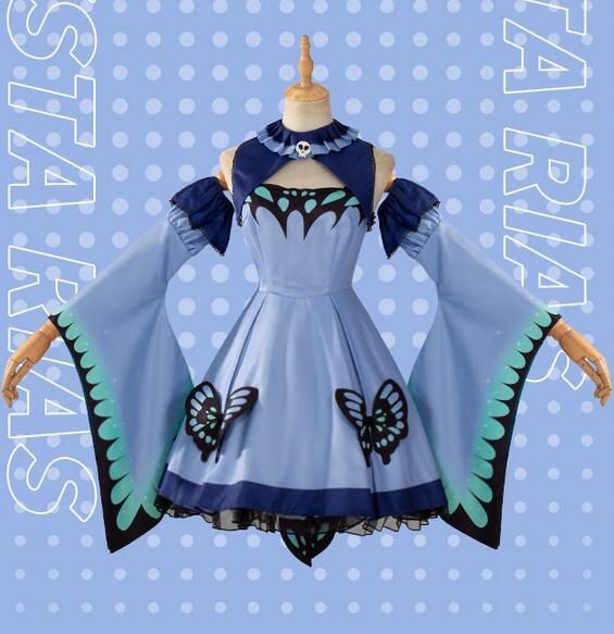 VTuber Hololive Uruha Rushia Outfits Anime Cosplay Costumes Dress Uniform Suit For Women Girl Dresses Set