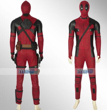 Deadpool1 Cosplay Costume Wade Wilson Jumpsuit Set Cosplay Deadpool Superhero Halloween Costume