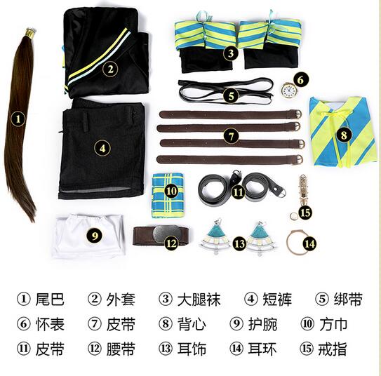 Uma Musume Pretty Derby Vodka Cosplay Costume With Tail Halloween