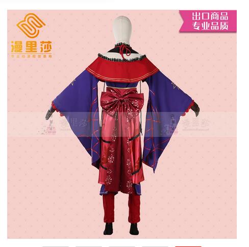 Fate Grand Order Miyamoto Musashi Cosplay Costume Carnival Halloween Christmas Party Clothing