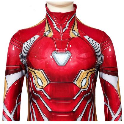 Iron Man Cosplay Costume Tony Stark Boy Costume Movie Infinity War Avengers3 Cosplay Kids Set Jumpsuit