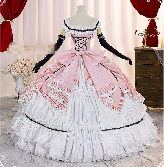 CoCos-SSS Anime Black Butler Ciel Robin Cosplay Costume Anime Cos Black Butler Cosplay Ciel Lolita Girl Cosplay Dress and Wig